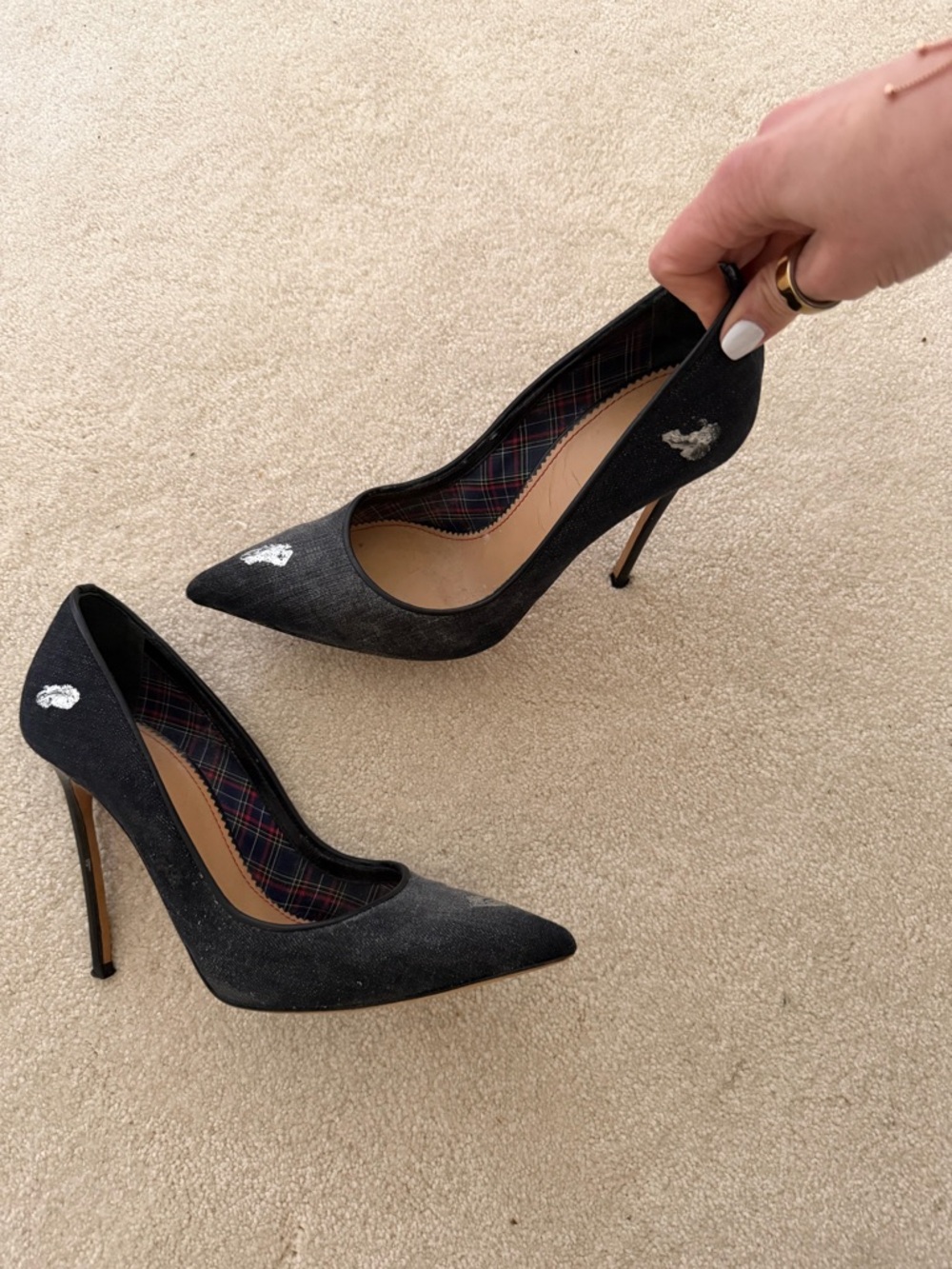 Dsquared2 Denim Women's Pointed-Toe Stiletto Heels